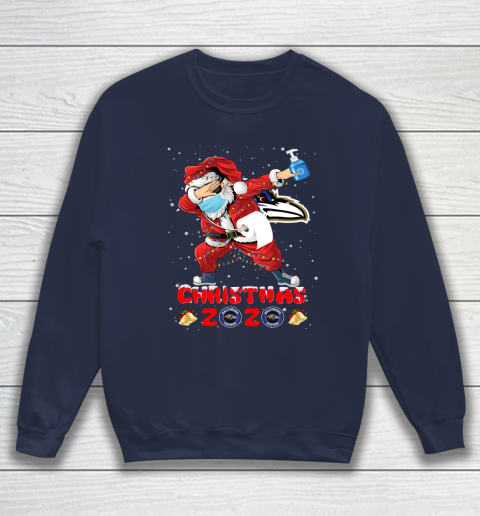 Baltimore Ravens Funny Santa Claus Dabbing Christmas 2020 NFL Sweatshirt 2