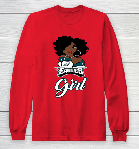 Philadelphia Eagles Girl NFL Long Sleeve T-Shirt 10