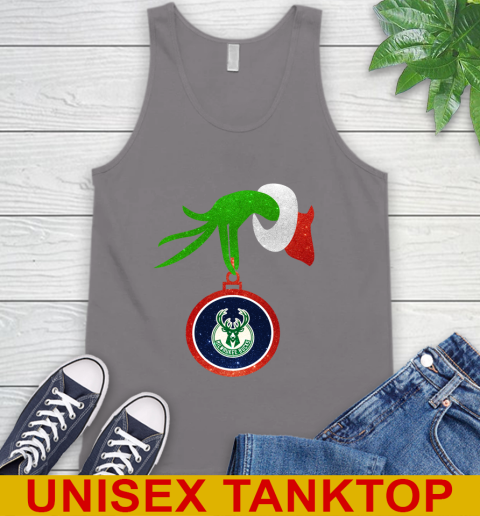 Milwaukee Bucks Grinch Merry Christmas NBA Basketball Tank Top 7
