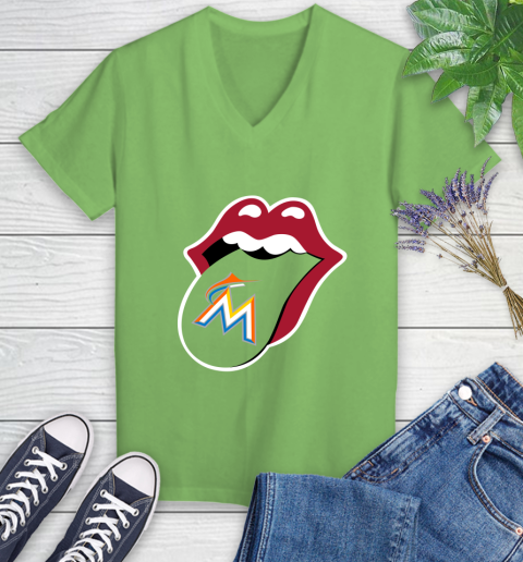 Miami Marlins MLB Baseball Lips I Root For My Team Adoring Fan 87