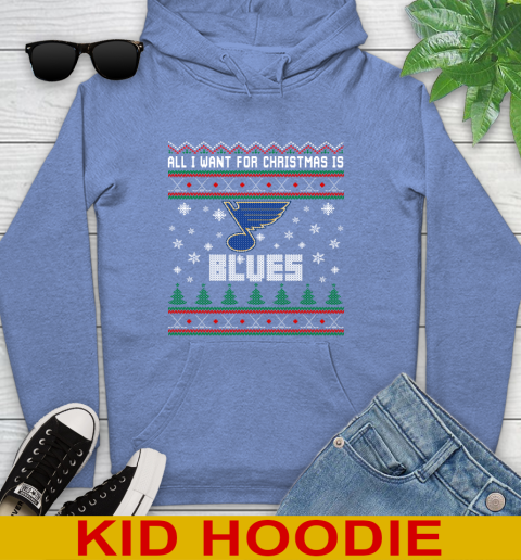 St.Louis Blues NHL Hockey All I Want For Christmas Is My Team Sports 139