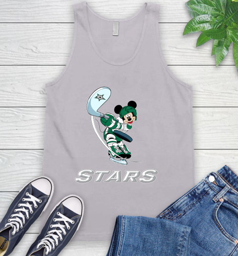 NHL Hockey Dallas Stars Cheerful Mickey Mouse Shirt Tank Top 4