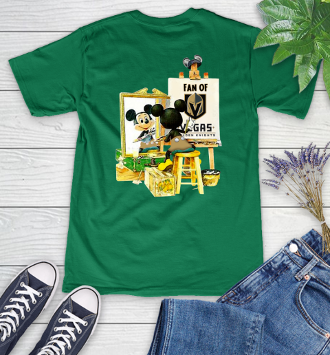 NHL Hockey Vegas Golden Knights Mickey Drawing Shirt 75
