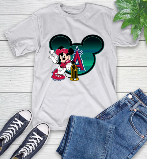MLB Los Angeles Angels The Commissioner's Trophy Mickey Mouse Disney T-Shirt 12