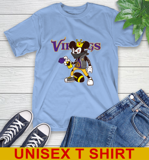 Minnesota Vikings NFL Football Mickey Peace Sign Sports T-Shirt 11