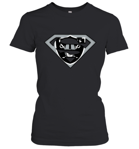 We Are Undefeatable The Oakland Raiders x Superman NFL Women's T-Shirt