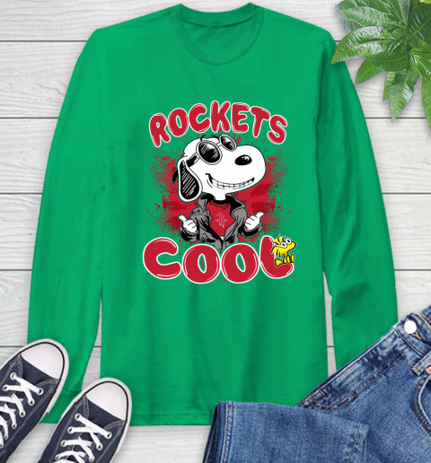 NBA Basketball Houston Rockets Cool Snoopy Shirt Long Sleeve T-Shirt 9