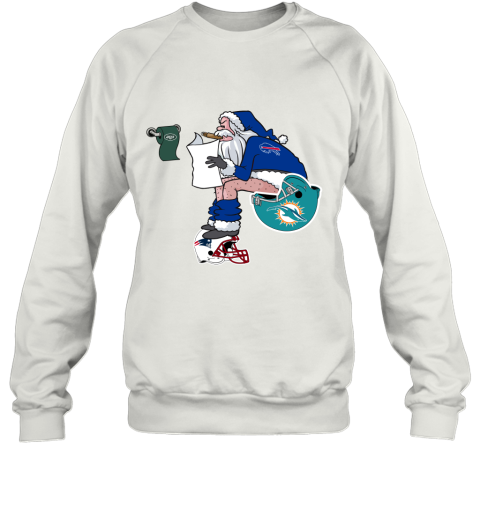 Santa Claus Buffalo Bills Shit On Other Teams Christmas Sweatshirt