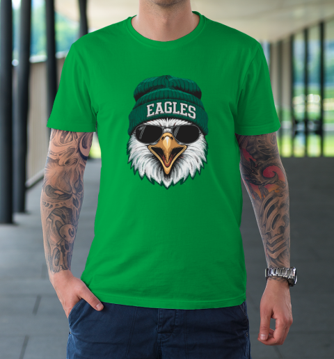 Cool Face Eagles With Sunglasses Vintage Funny T-Shirt 5