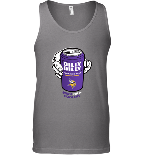 Bud Light Dilly Dilly! Minnesota Vikings Birds Of A Cooler Women's V-Neck  T-Shirt 