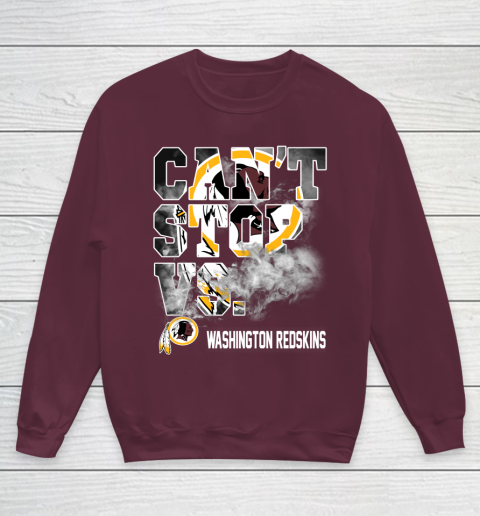 NFL Washington Redskins Can't Stop Vs Youth Sweatshirt 4