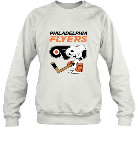Philadelphia Flyers Ice Hockey Broken Teeth Snoopy NHL Sweatshirt