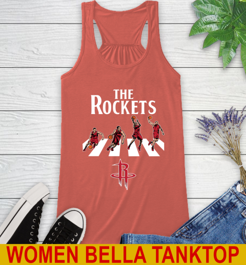 NBA Basketball Houston Rockets The Beatles Rock Band Shirt Racerback Tank 3