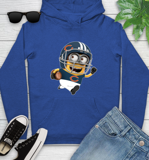NFL Chicago Bears Minions Disney Football Sports Youth Hoodie 9