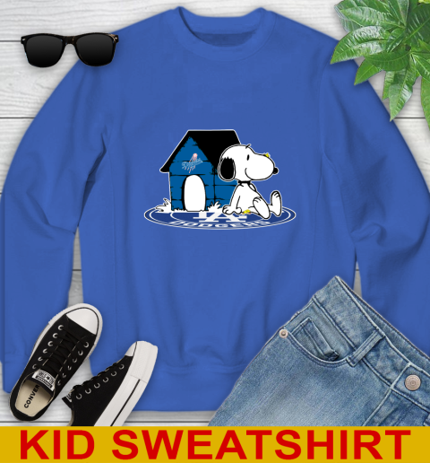 MLB Baseball Los Angeles Dodgers Snoopy The Peanuts Movie Shirt Youth Sweatshirt 7