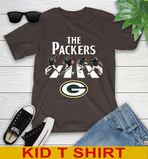 NFL Football Green Bay Packers The Beatles Rock Band Shirt Youth T-Shirt 6