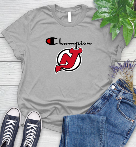 NHL Hockey New Jersey Devils Champion Shirt Women's T-Shirt 3