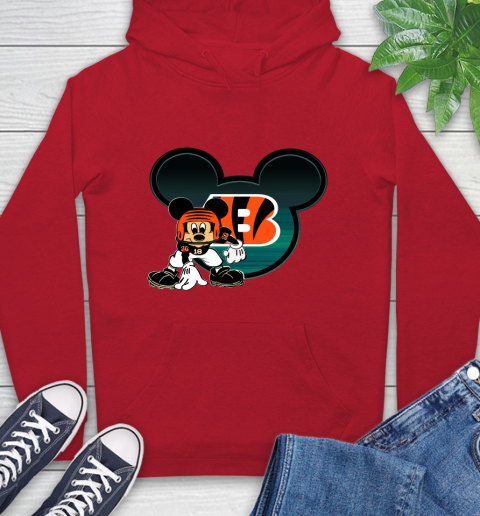 NFL Cincinnati Bengals Mickey Mouse Disney Football T Shirt Hoodie 10
