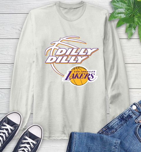 NBA Los Angeles Lakers Dilly Dilly Basketball Sports Long Sleeve T-Shirt 12