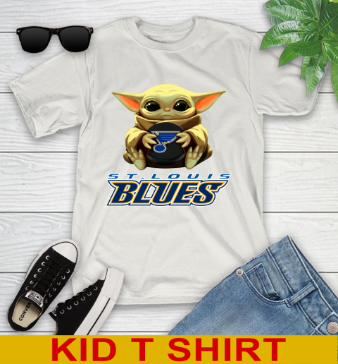 NHL Hockey St.Louis Blues Star Wars Baby Yoda Shirt 112
