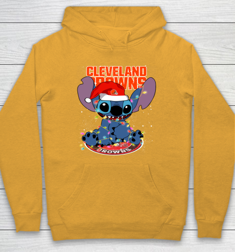 Cleveland Browns NFL Football noel stitch Christmas Hoodie 2