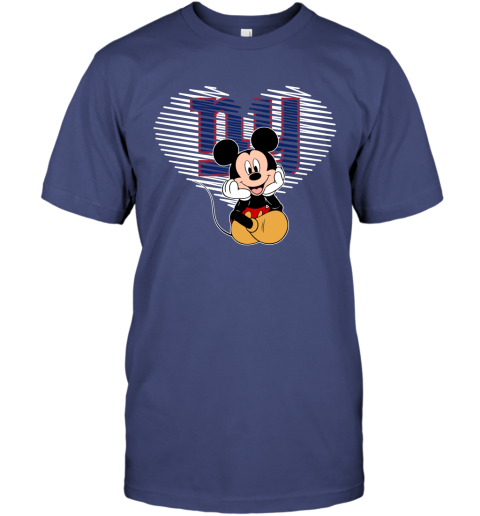 NFL New York Giants The Heart Mickey Mouse Disney Football T Shirt_000 Tank  Top