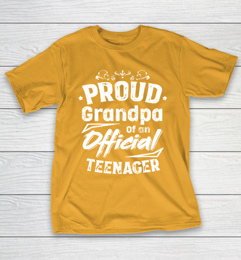Grandpa Funny Gift Apparel  Proud Grandpa Of An Official Nager Father's T-Shirt 12