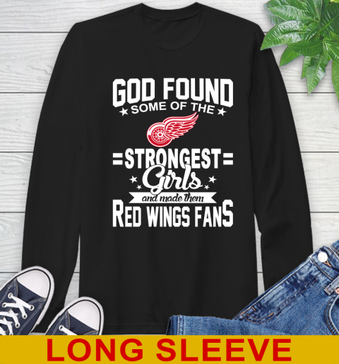 Girls red wings shirt store