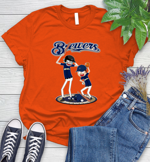 MLB Milwaukee Brewers Rick And Morty Baseball 94