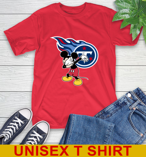 Tennessee Titans NFL Football Dabbing Mickey Disney Sports T-Shirt 10