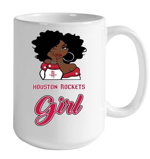 Houston Rockets Girl NBA Color Changing Mug 15oz 2