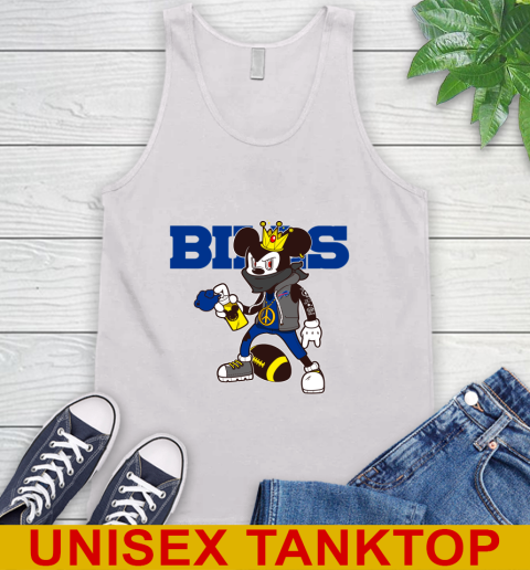 Buffalo Bills NFL Football Mickey Peace Sign Sports Tank Top