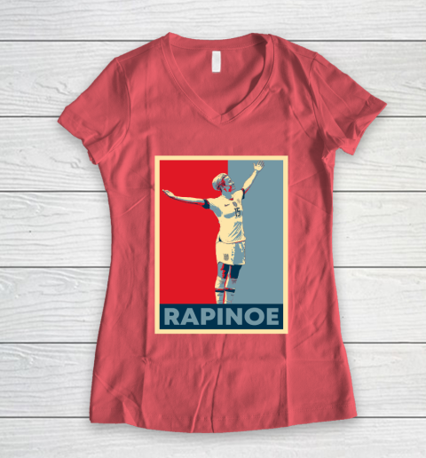 Megan Rapinoe Team USA Soccer Classic T Shirt Women's V-Neck T-Shirt 4