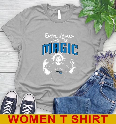 Orlando Magic NBA Basketball Even Jesus Loves The Magic Shirt Women's T-Shirt 5