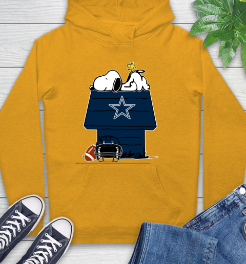 Dallas Cowboys NFL Football Snoopy Woodstock The Peanuts Movie Hoodie 3