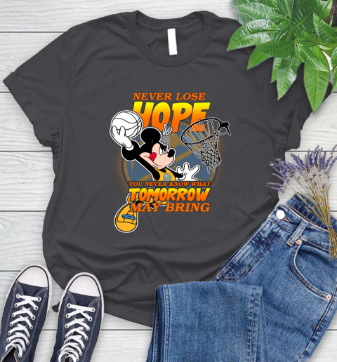 Denver Nuggets NBA Basketball Mickey Disney Never Lose Hope Women's T-Shirt 8