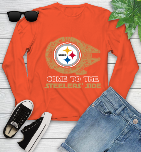 NFL Come To The Pittsburgh Steelers Wars Football Sports Youth Long Sleeve 3