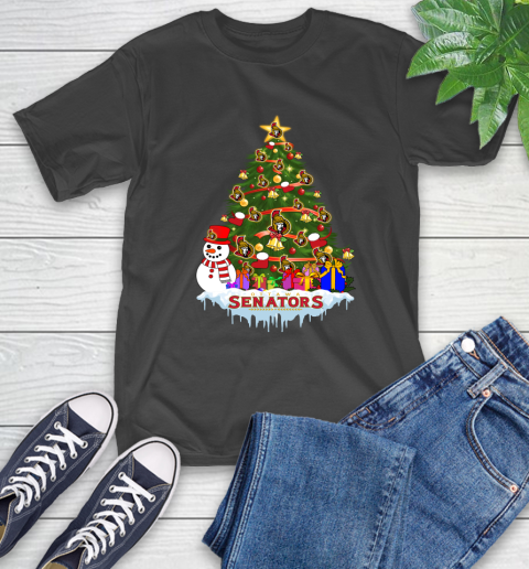 Ottawa Senators Merry Christmas NHL Hockey Sports T-Shirt 2