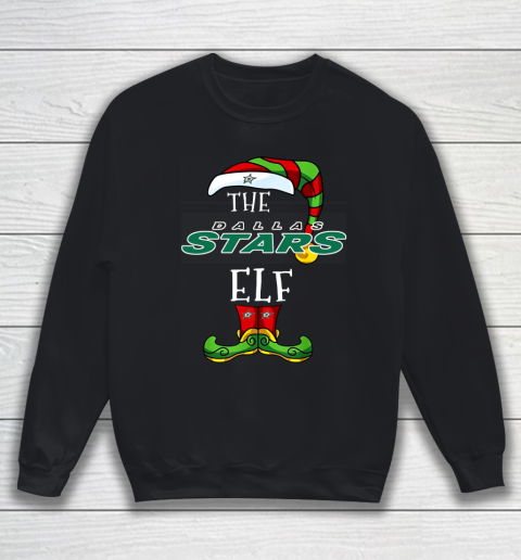 Dallas Stars Christmas ELF Funny NHL Sweatshirt