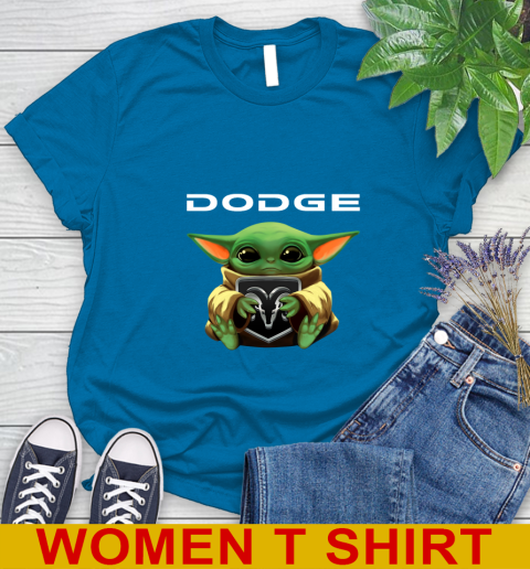 Star Wars Baby Yoda Hugs Dodge Car Shirt 92