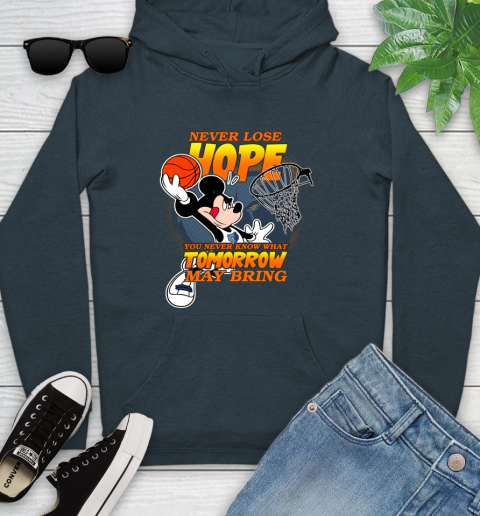 Memphis Grizzlies NBA Basketball Mickey Disney Never Lose Hope Youth Hoodie 10