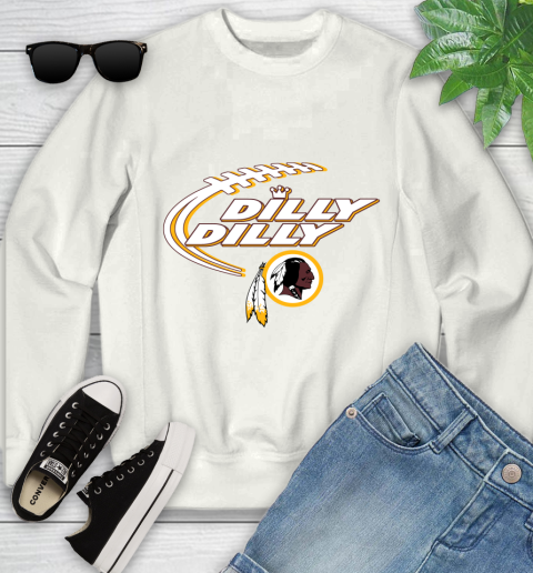 NFL Washington Redskins Dilly Dilly Football Sports Youth Sweatshirt