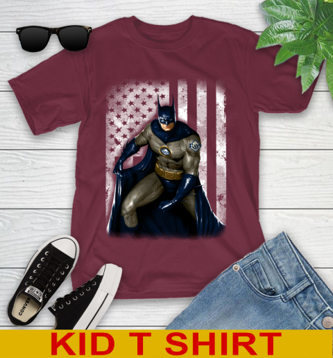 Tampa Bay Rays MLB Baseball Batman DC American Flag Shirt Youth T-Shirt 5