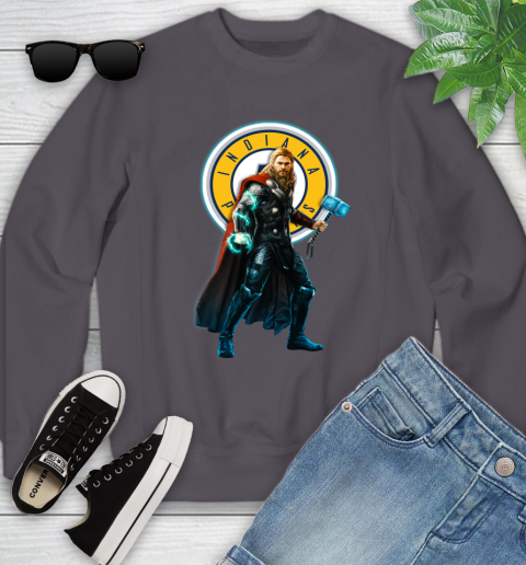 NBA Thor Avengers Endgame Basketball Indiana Pacers Youth Sweatshirt 6