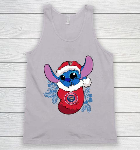 Florida Panthers Christmas Stitch In The Sock Funny Disney NHL Tank Top 4