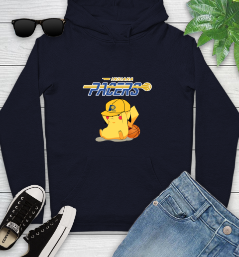 NBA Pikachu Basketball Sports Indiana Pacers Youth Hoodie 4