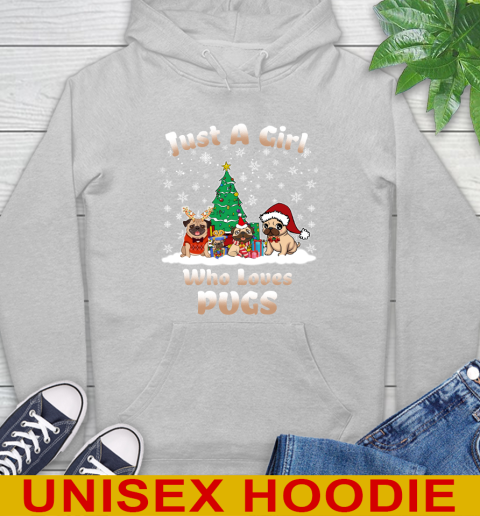 Christmas Just a girl who love pugs dog pet lover 18