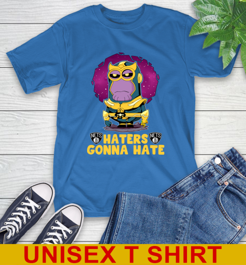 NBA Basketball Brooklyn Nets Haters Gonna Hate Thanos Minion Marvel Shirt T-Shirt 10 NBA Basketball Brooklyn Nets Haters Gonna Hate Thanos Minion Marvel Shirt T-Shirt - Image 10