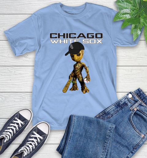 MLB Chicago White Sox Groot Guardians Of The Galaxy Baseball T-Shirt 11