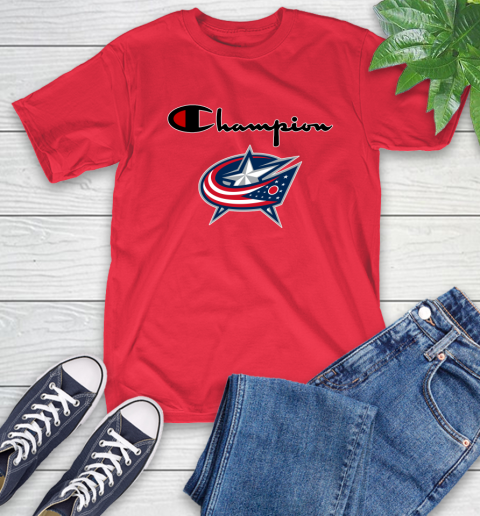 NHL Hockey Columbus Blue Jackets Champion Shirt T-Shirt 9